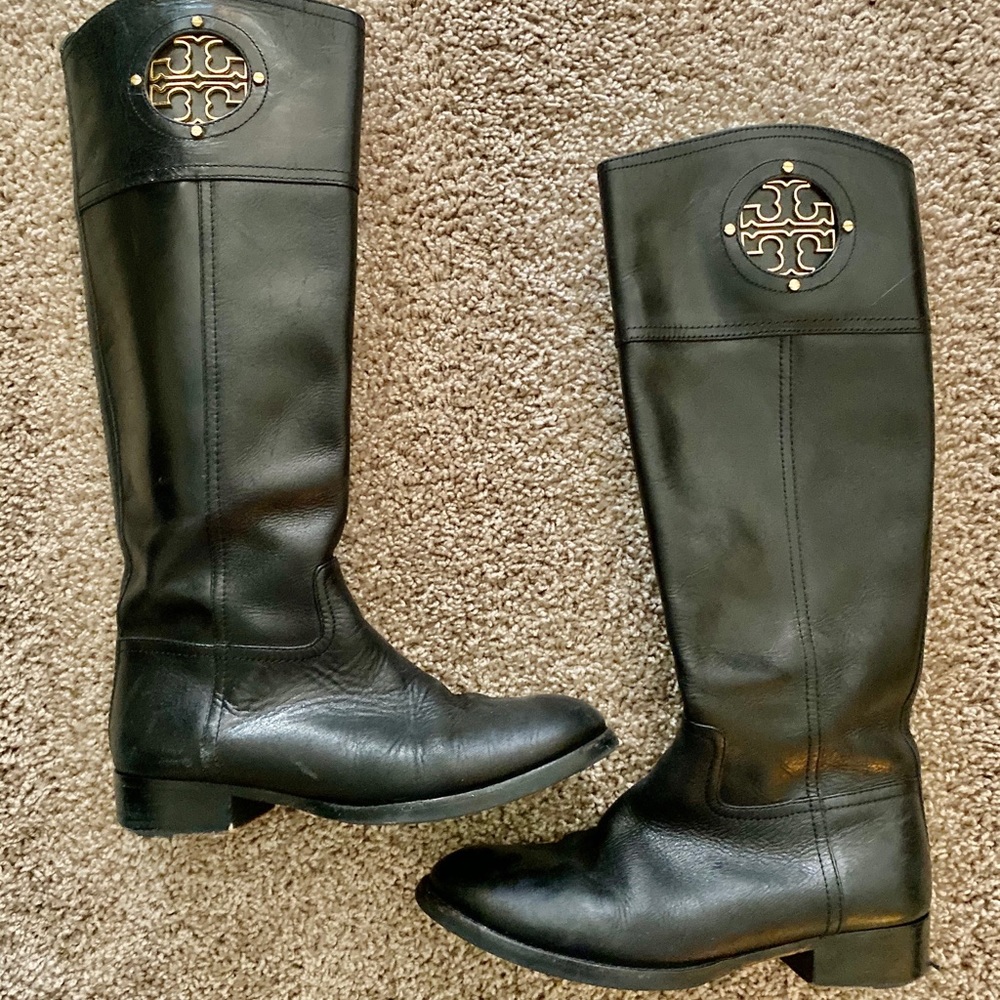 Tory Burch Black Boots 6.5